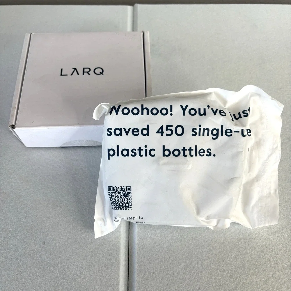 Larq Advanced Filter Pitcher Purevis Plant Based Carbon Derived NEW Open Box